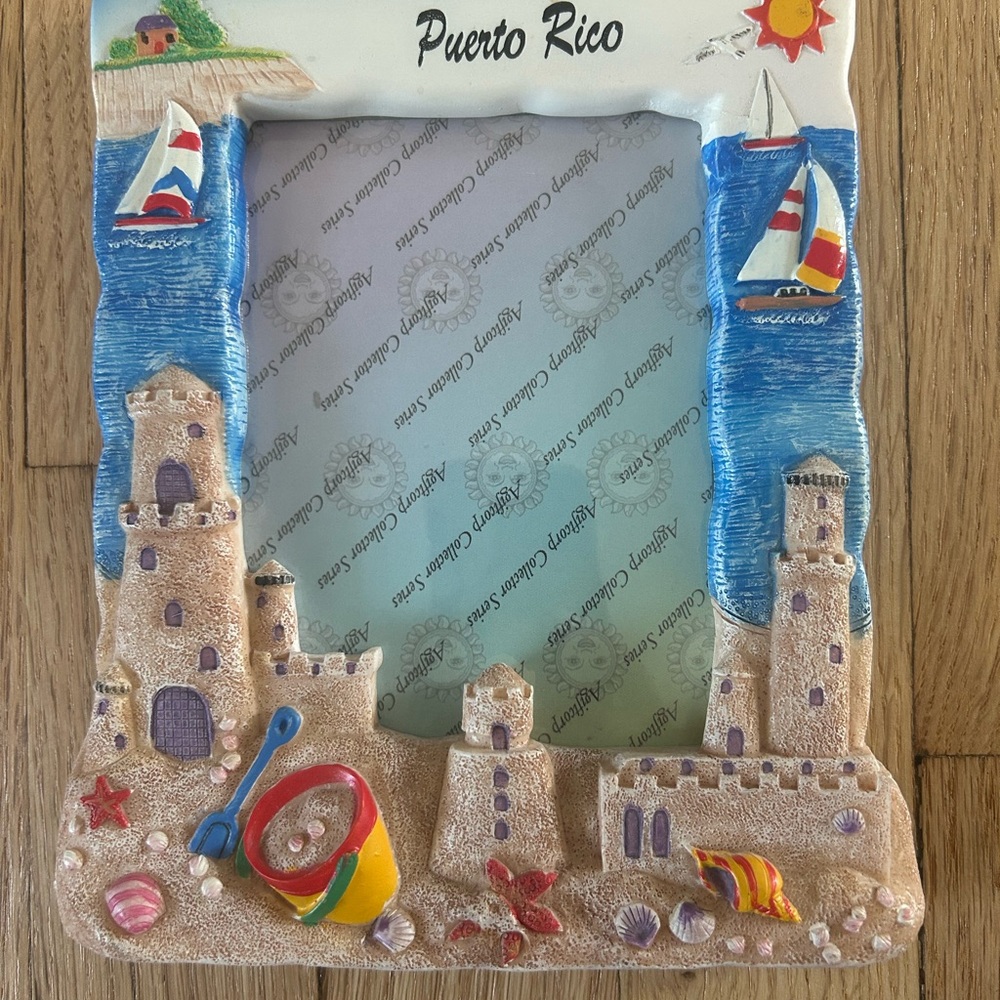 Puerto Rico Beach Themed Picture Frame